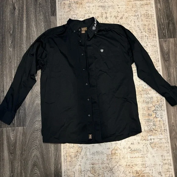 Ariat Men's Black Shirt Jacket - Picture 3 of 6